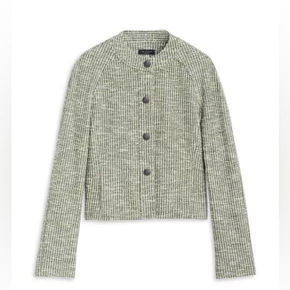 Rag & bone Marisa tweed jacket women’s 6 $525 cream / green textured blazer - Picture 10 of 10